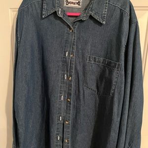 Plus Size Denim Top